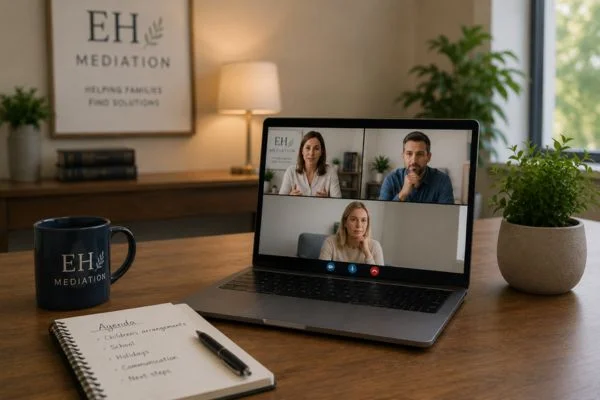 child access mediation Radstock online meeting.